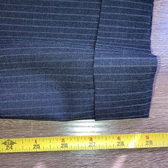 Vintage Mens Brooks Brothers Golden Fleece Gray Pinstriped Suit43R 38x29 - Picture 14 of 16